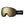 Smith Optics black snow goggles with gold mirrored lens