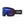 Smith Optics snow goggles with black frame and blue reflective lens