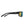 Side profile of Smith sunglasses with matte black frames and reflective yellow and blue lenses