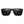 Smith Optics matte black rectangular sunglasses with dark lenses