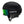 Smith Optics matte black ski helmet with green mirrored goggles