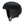 Matte black Smith Optics snow helmet with ear pads and chin strap