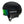 Smith Optics matte black ski helmet with green mirrored goggles