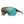 Smith Optics tortoise shell frame sunglasses with a large green reflective shield lens