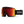 Smith Optics snow goggles with black frame and red mirrored lens