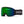 Smith Optics snow goggles with black frame and green reflective lens