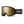 Smith snow goggles with black frame and gold reflective lens