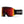 Smith Optics snow goggles with black frame and red mirrored lens