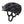 Matte black Smith Optics cycling helmet with integrated visor