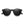 Smith round matte black sunglasses with dark lenses