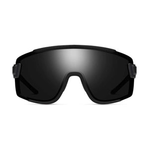 Smith Optics black performance sunglasses with a single wrap around lens