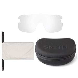 Smith Optics replacement lens with microfiber storage bag and hard case