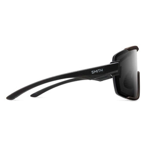 Smith Optics black performance sunglasses side view