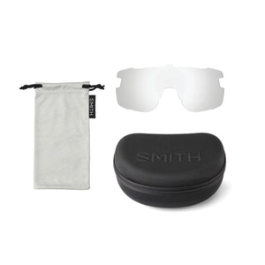 Smith Optics replacement lens with microfiber storage bag and protective hard case