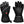 Snow Deer black heated gloves with power button and adjustable wrist strap