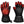 Snow Deer heated gloves with red heating elements visible on fingers and back of hand