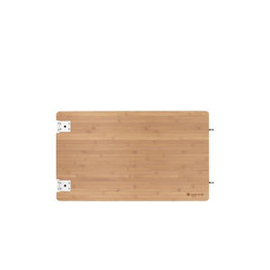 Snow Peak bamboo cutting board with metal hinges