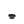 Black cast iron cauldron with two side handles