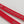 Red nylon webbing strap with silver Snow Peak logo text