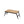 Snow Peak bamboo folding camping table with black metal legs