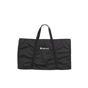Black Snow Peak storage bag with carry handles