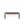 Snow Peak folding bench with black metal frame and brown fabric seat