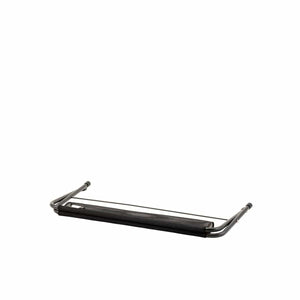 Snow Peak black metal mesh folding shelf