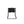 Snow Peak black folding stool in a closed position