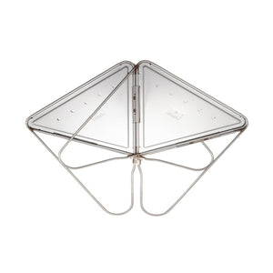 Snow Peak folding metal triangular camping table top