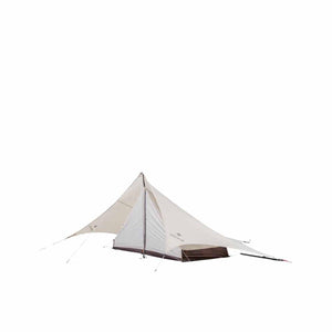 Snow Peak beige and brown single person tent