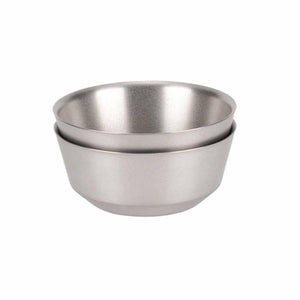 Snow Peak titanium stacking bowl