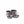Set of two titanium camping pots and two pans with folding handles