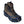 Snowline traction cleats attached to a brown leather hiking boot