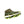Snowline traction spikes attached to an olive green hiking boot