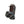 Snowline traction spikes attached to a brown leather hiking boot