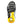 Snowline traction spikes attached to the sole of a hiking shoe