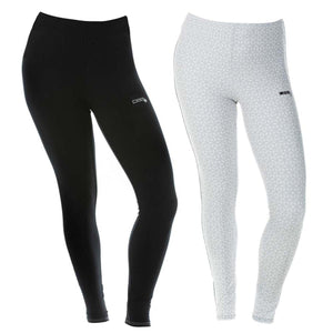DSG Outerwear black and patterned grey base layer leggings