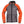 Stormr grey and orange hooded jacket with front zipper and pockets