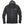 Stormr black hooded jacket with front zipper and pockets