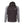 Back view of a black and grey Stormr hooded jacket with raglan sleeves