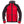 Stormr red and black neoprene hooded jacket with front zipper and pockets