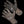 Stormr camouflage gloves with black hexagonal grip pattern on palms