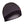 Dark grey neoprene surf beanie with black trim and logo