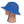 Sunday Afternoons blue sun hat with grey mesh ventilation and chin strap on a mannequin head