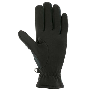 Swany black softshell glove with elastic wrist