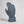 Blue Swany leather ski glove with elasticated wrist