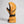 Swany yellow leather ski mitten with black accents and adjustable wrist strap
