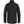 Back view of a black long sleeve fleece jacket with a high collar