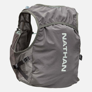 Nathan grey hydration running vest with mesh side panels