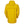 Back view of a yellow Helly Hansen hooded rain jacket